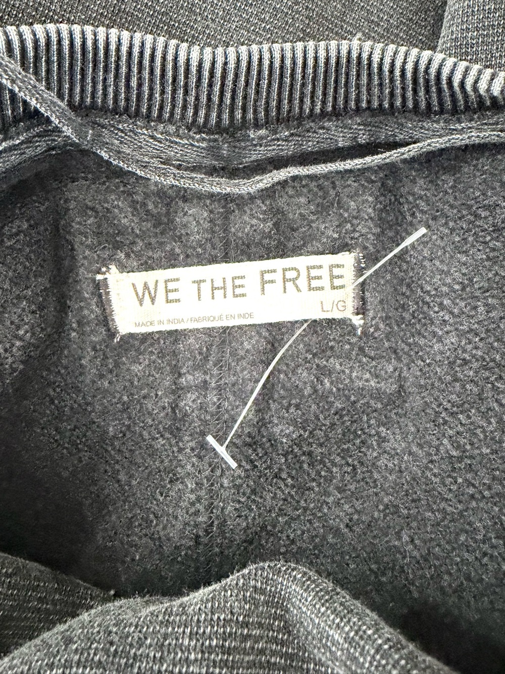 NWOT Free People We The Free Washed Rosie Sweatshirt Size L - Picture 3 of 5